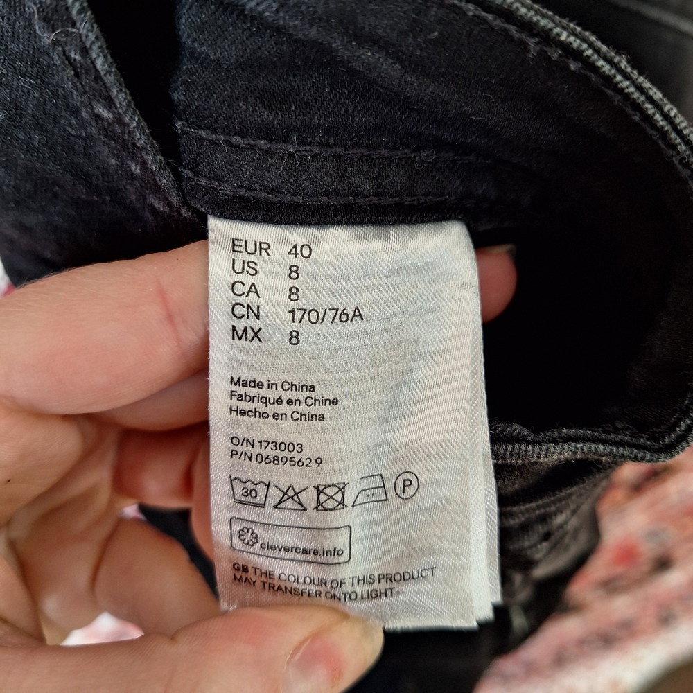 Divided Black Denim Skinny Leg Overalls - Picture 8 of 14